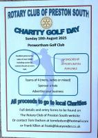 Charity Golf Day Poster